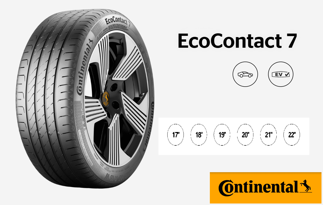 Continental EcoContact 7 ยางพรีเมี่ยมสายประหยัดน้ำมันตัวจริง